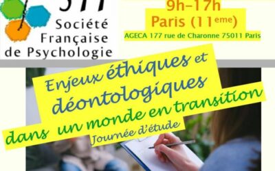 13 mai 2023 : journée d’étude éthique et déontologie