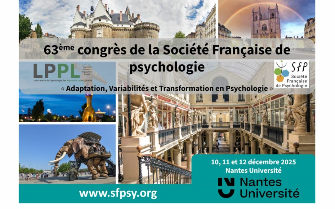 Congrès de NANTES : inscription et paiement