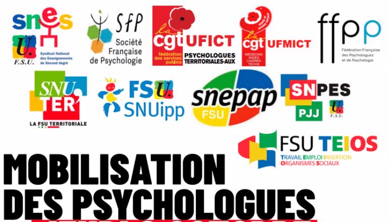 MOBILISATION DES PSYCHOLOGUES