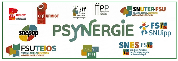 Consulter les lettres PSYNERGIE – Courrier inter-syndical et inter associations professionnelles